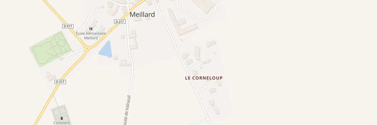 Plan du 3 Rue Du Damiat à Meillard