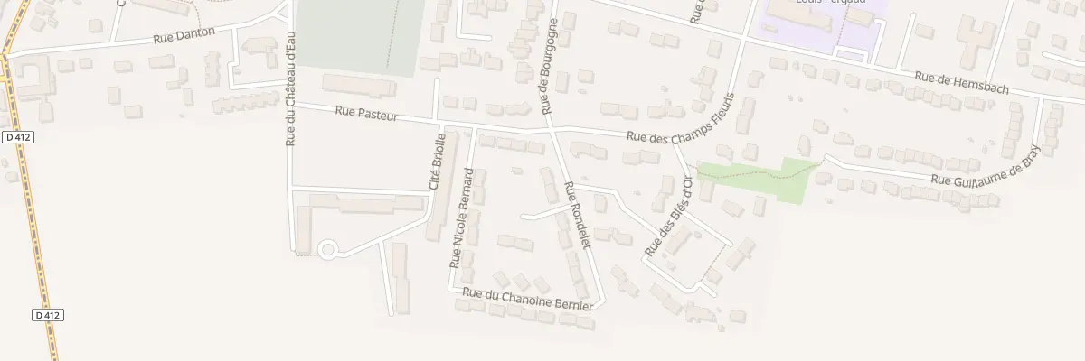 Plan du 28 Rue Rondelet à Bray-sur-Seine