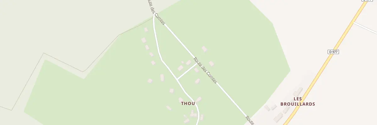 Plan du 2 Che de Thou à Poiseux