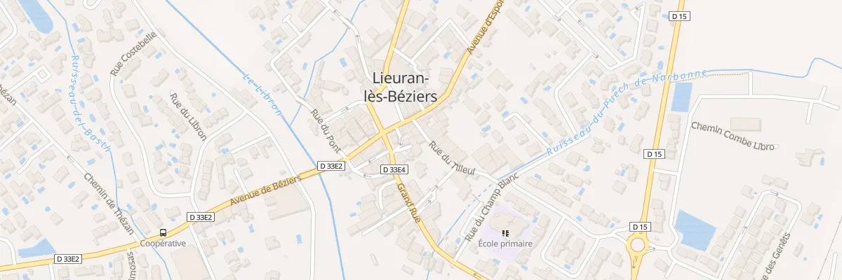 Plan du 3 Rue des Tilleuls à Lieuran-lès-Béziers