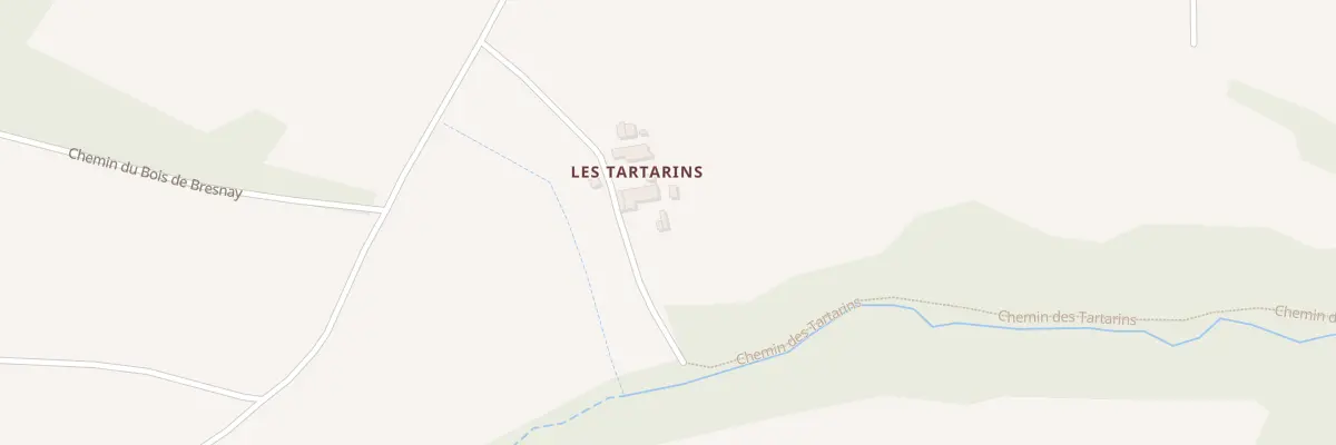 Plan du 2 Les Tartarins à Bresnay