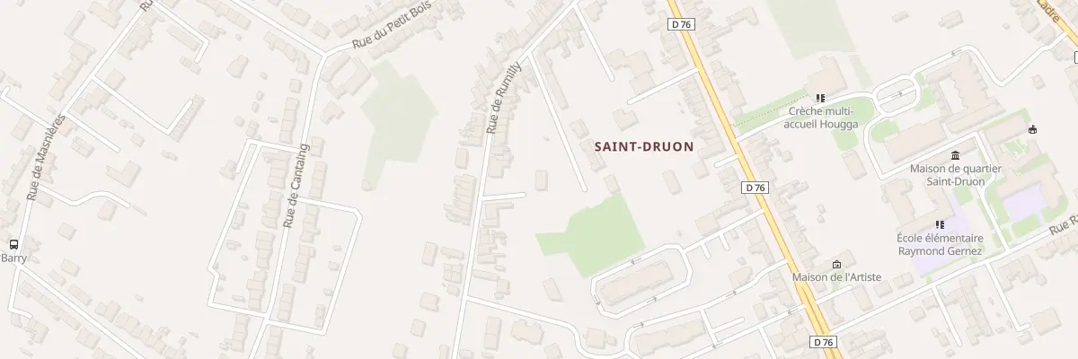 Plan du 271 Rue de Rumilly à Cambrai