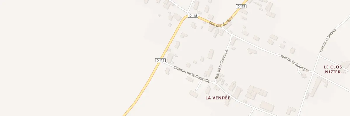 Plan du 103 Rue des Ecoliers à Louchy-Montfand