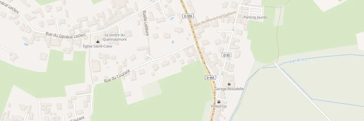 Plan du 628 Rue du Courant à Cysoing