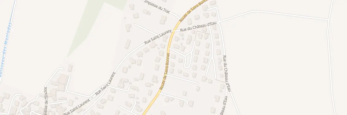 Plan du 34 Rte de Saint-bonnet à Pérignat-sur-Allier