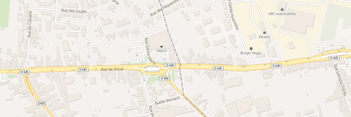 Plan du 4 Rue de Douai à Auberchicourt