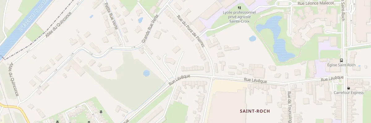 Plan du 43 Rue Lévêque à Cambrai