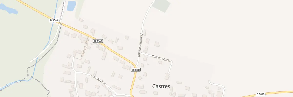 Plan du 80 Rue de Vermand à Castres