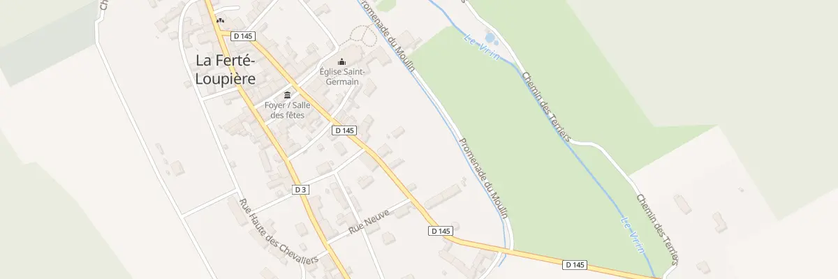 Plan du 18 Rue du Chateau à La Ferté-Loupière