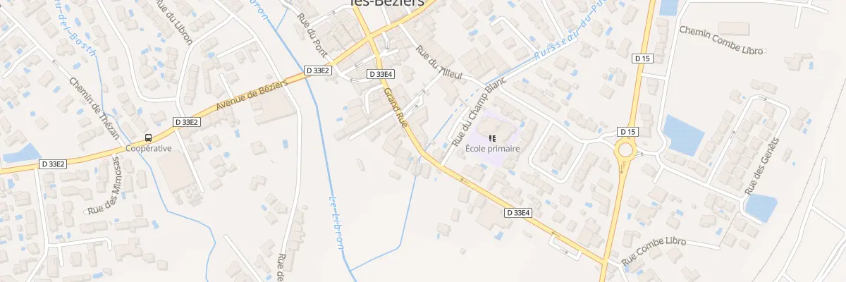 Plan du 12 Grand Rue à Lieuran-lès-Béziers