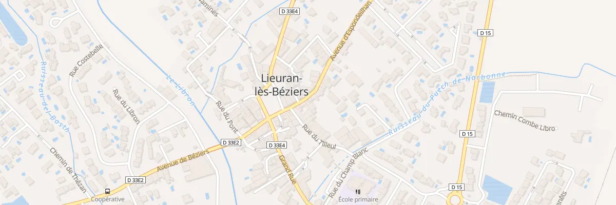 Plan du 5 Av d’Espondeilhan à Lieuran-lès-Béziers