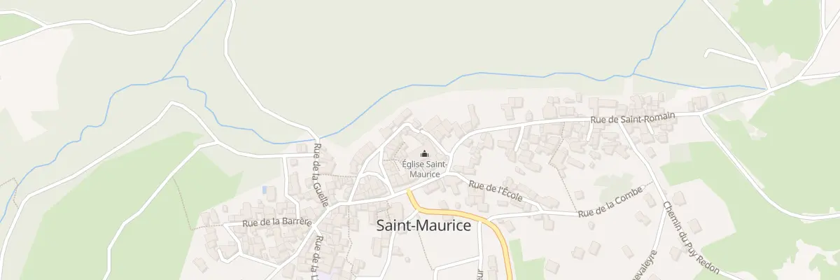 Plan du 12 Rue Derrière les Forts à Saint-Maurice