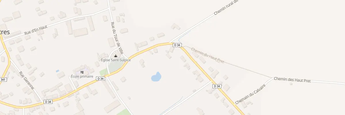 Plan du 25 Rue de Montescourt à Clastres