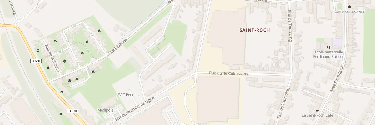 Plan du 51 Rue du Premier de Ligne à Cambrai