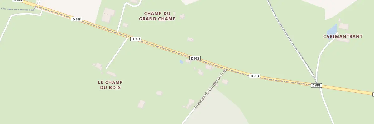 Plan du 9 Rte de Saint Menoux à Coulandon