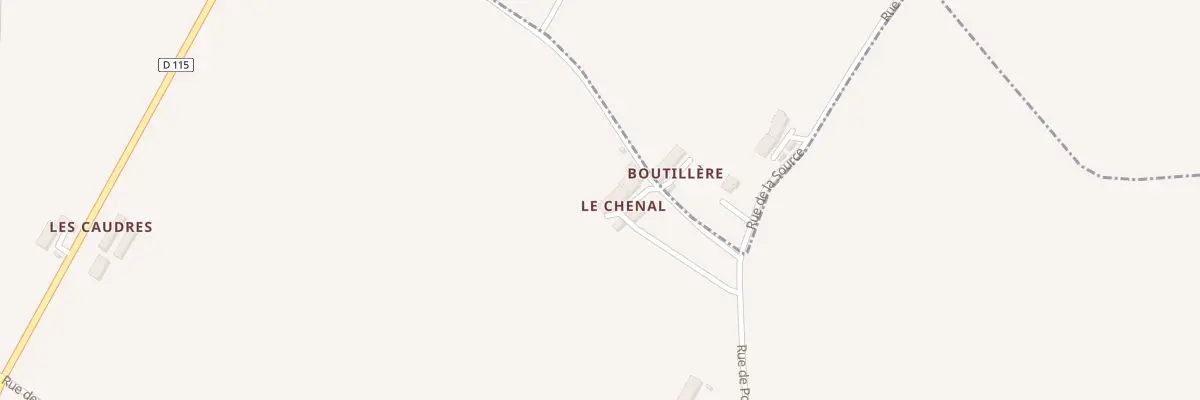 Plan du 6 Imp de la Chenal à Montord