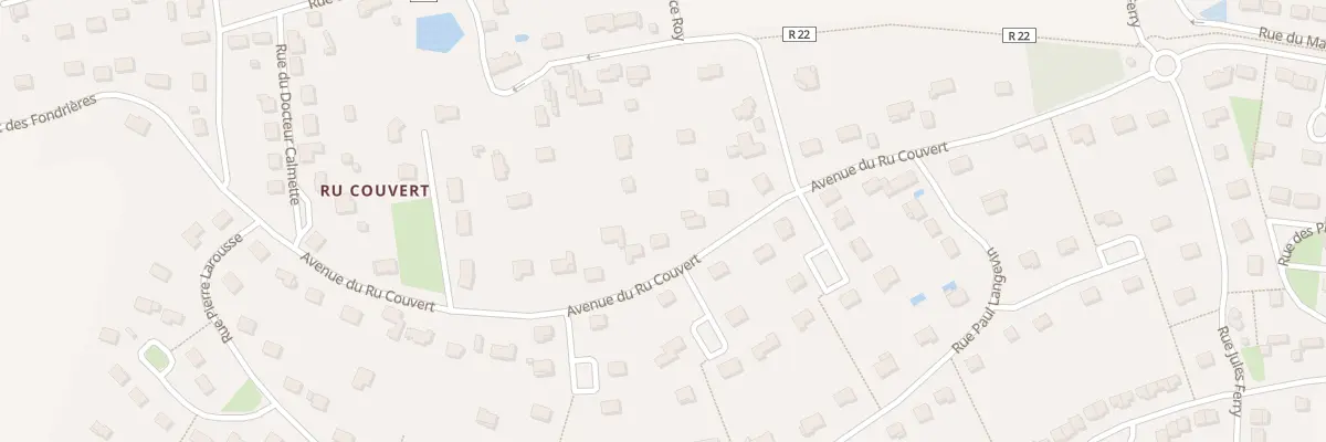 Plan du 22 Av du Ru Couvert à Paron