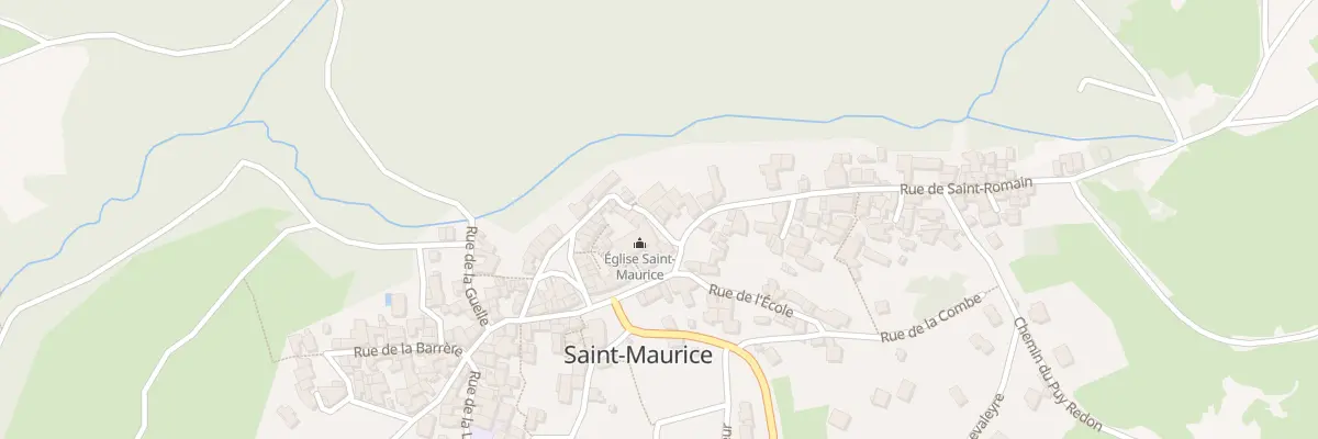 Plan du 11 Rue Derrière les Forts à Saint-Maurice