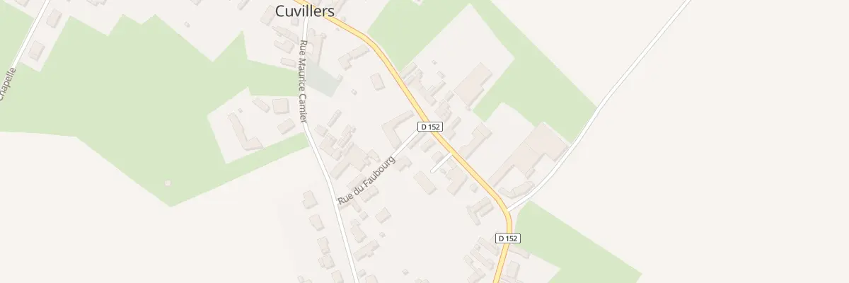 Plan du 34 Rue Camille Tribou à Cuvillers