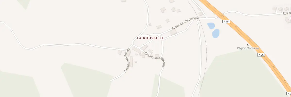 Plan du 5113 La Roussille à Albaret-Sainte-Marie