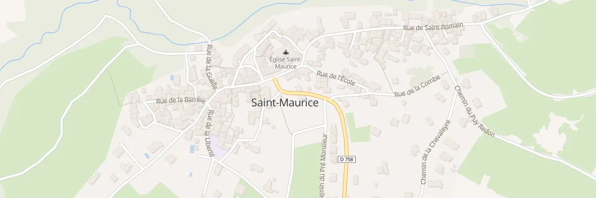 Plan du 5076 Rte du Pré Monsieur à Saint-Maurice