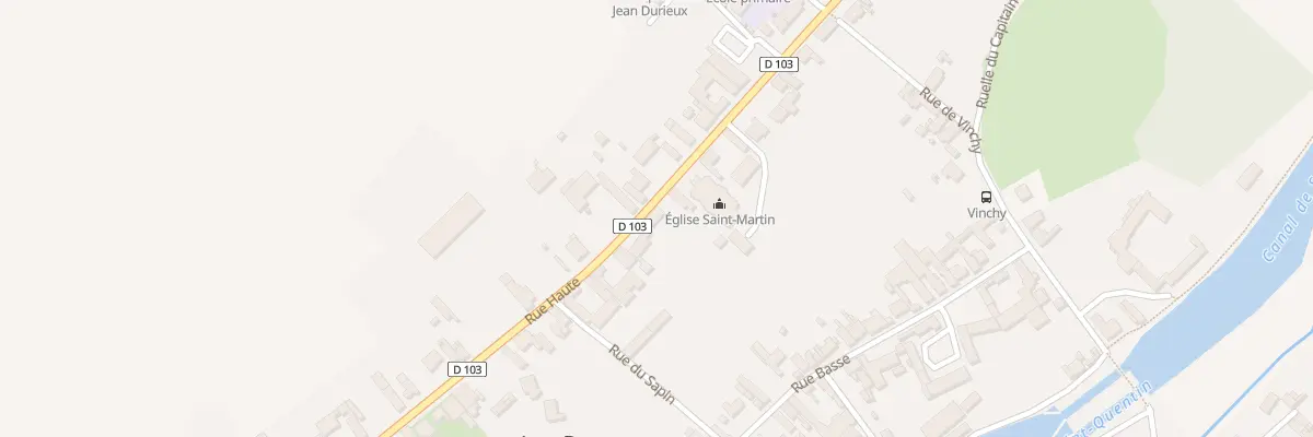 Plan du 674 Rue Haute aux Rues-des-Vignes