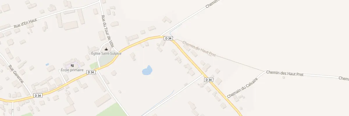 Plan du 21 Rue de Montescourt à Clastres