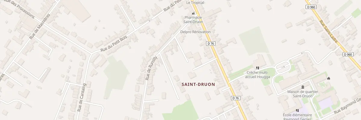 Plan du 93 Rue de Rumilly à Cambrai