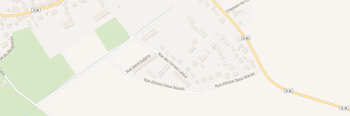 Plan du 6 Rue des Ormes Lalaux à Clastres