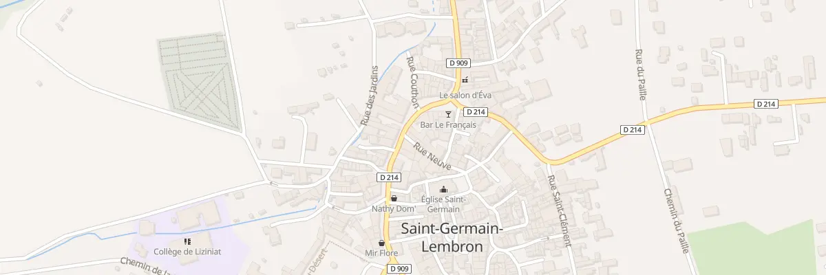 Plan du 1 Rue Neuve à Saint-Germain-Lembron
