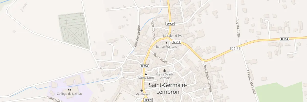 Plan du 1 Rue Neuve à Saint-Germain-Lembron