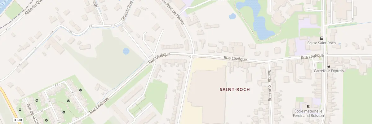 Plan du 16 Rue Lévêque à Cambrai