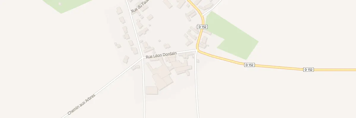 Plan du 3 Rue Léon Dordain à Cuvillers