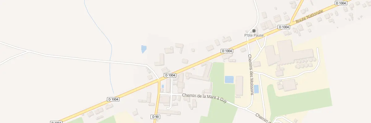Plan du 5 Rte Nationale à Beton-Bazoches