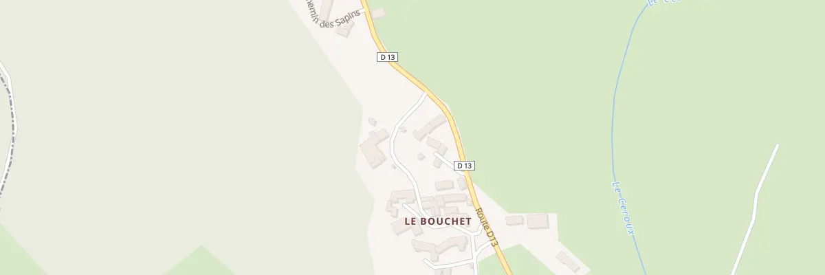 Plan du 5041 Le Bouchet à Rageade