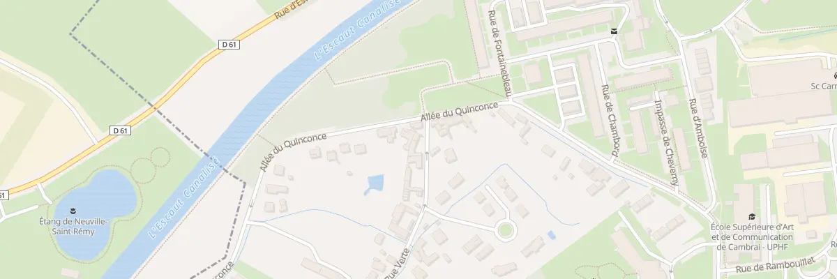 Plan du 779 Grande Rue Verte à Cambrai