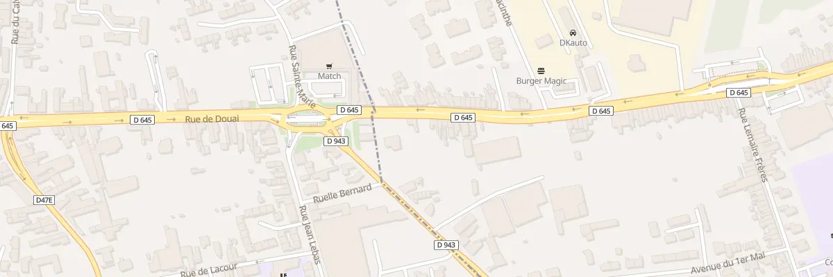 Plan du 73 Rue des Freres Fache à Aniche