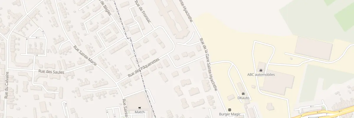 Plan du 8 Rue de Bergerac à Aniche
