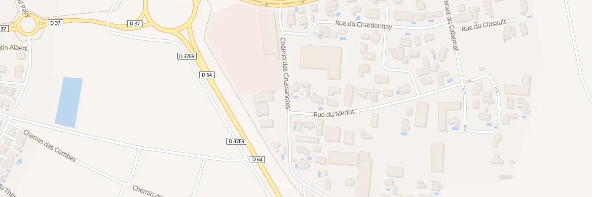 Plan du 1 Rue du Merlot à Vendres