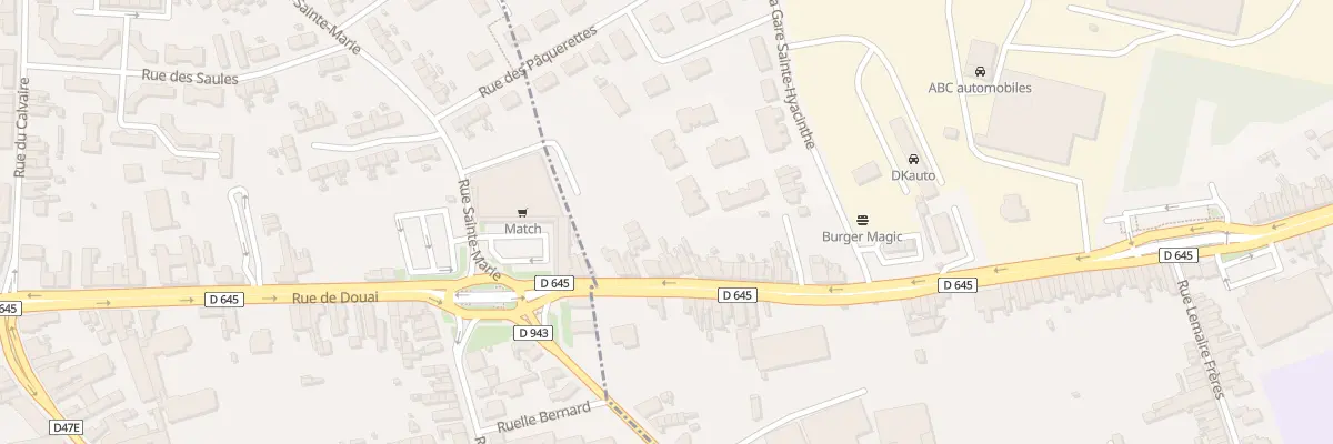 Plan du 40 Rue des Freres Fache à Aniche