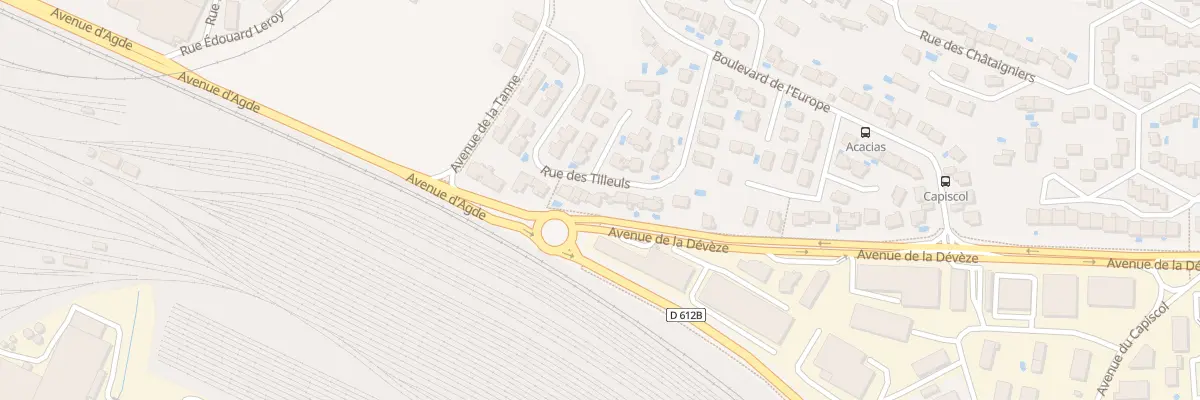 Plan du 22 Rue des Tilleuls à Béziers