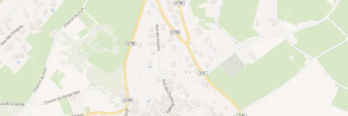 Plan du 3 Rue de la Patte d’Oie à Saint-Maurice