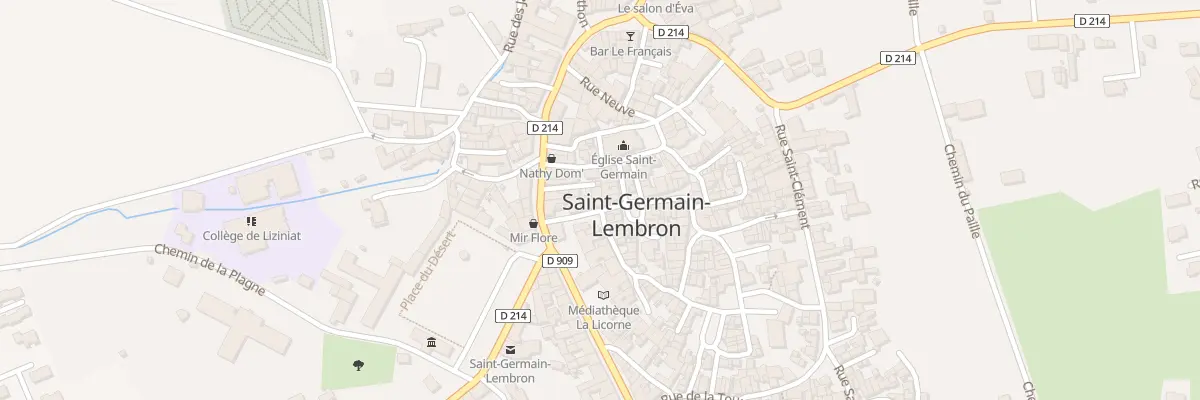 Plan du 5 Rue Grasset à Saint-Germain-Lembron