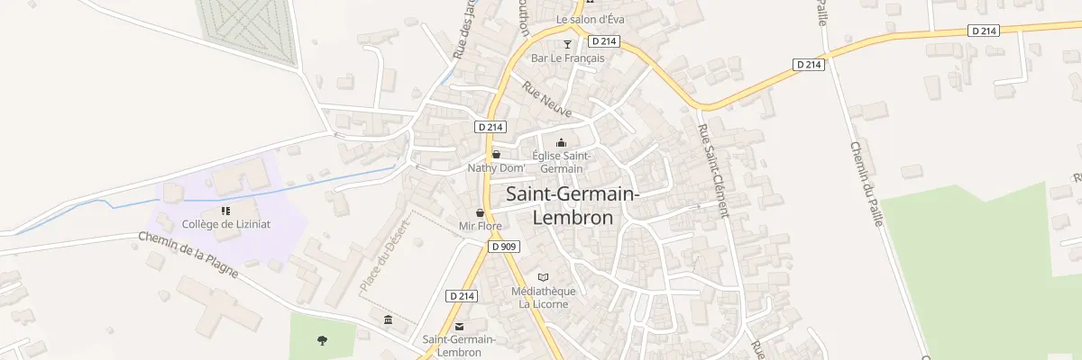 Plan du 21 Av Antoine Porte à Saint-Germain-Lembron