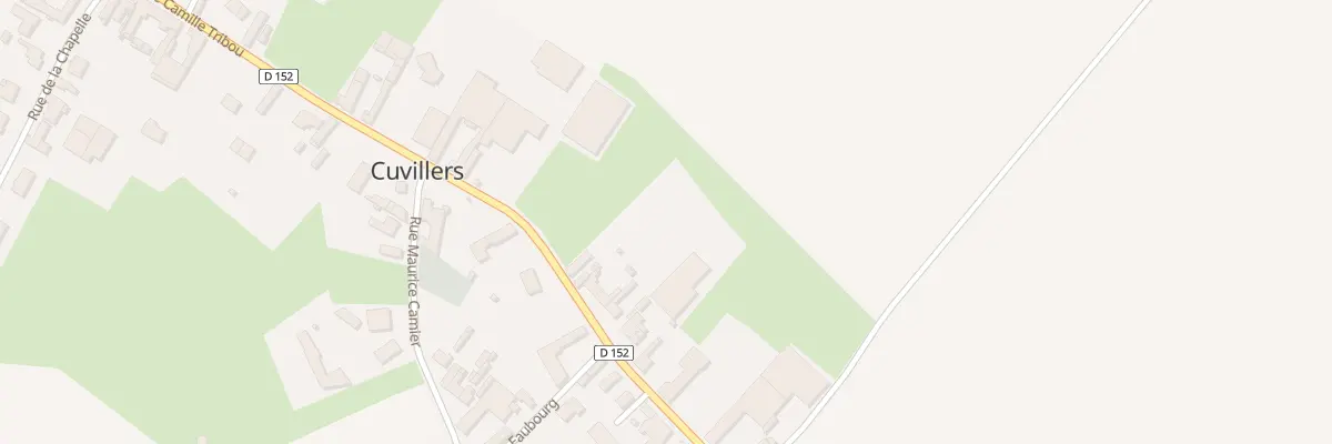 Plan du 45 Rue Camille Tribou à Cuvillers