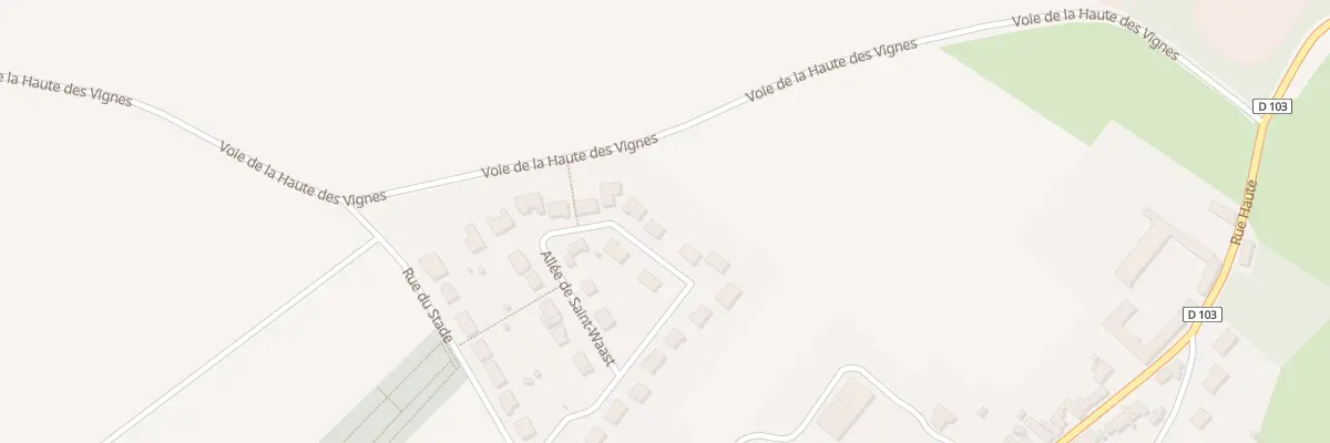 Plan du 45 All de Saint Vaast aux Rues-des-Vignes
