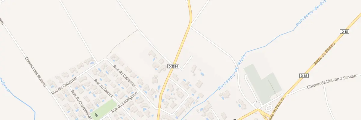 Plan du 2 Imp du Clos Christian à Lieuran-lès-Béziers