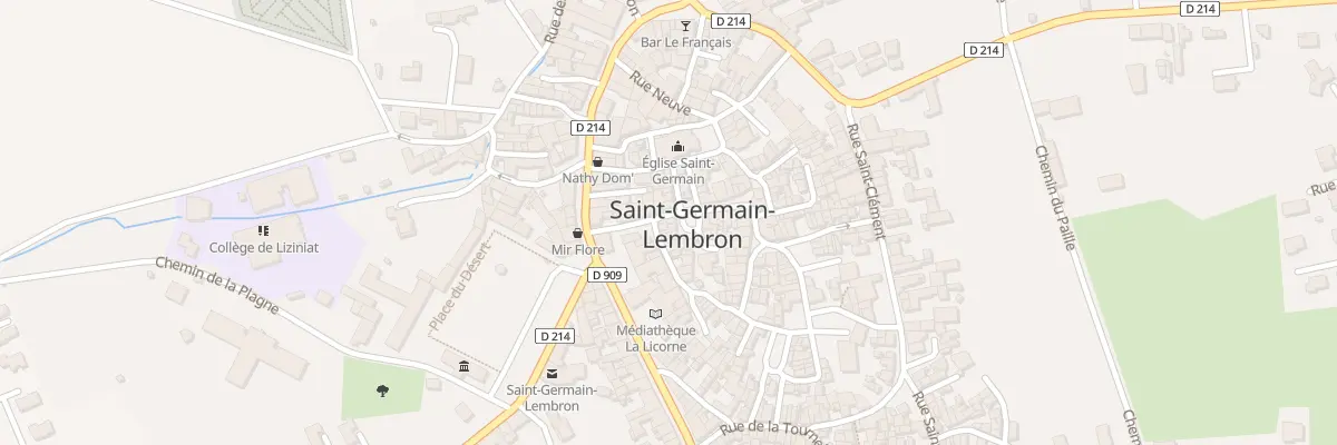Plan du 2 Pl St Jean à Saint-Germain-Lembron