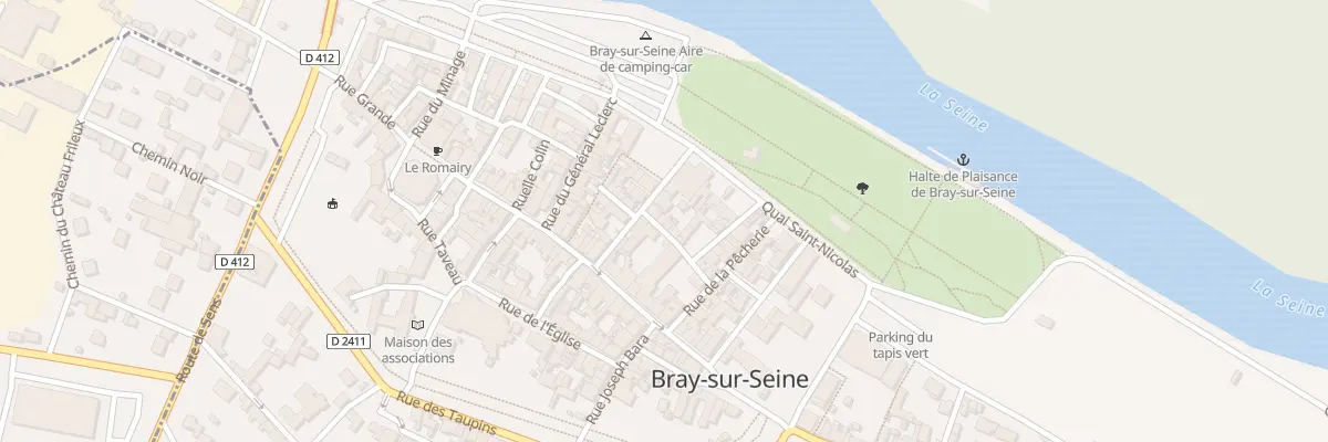 Plan du 8 Rue du Four à Bray-sur-Seine