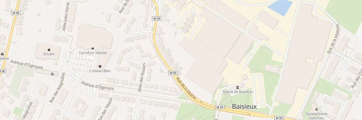 Plan du 519 Rue de la Mairie à Baisieux